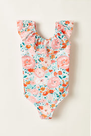 Coral Garden Flounce Swimsuit