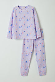 Dancing Ballerinas Purple Pajamas Set