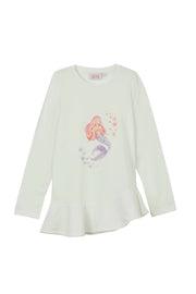 Mermaid Ruffle Long Sleeve T-shirt