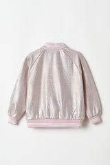 Sparkling Pink Bomber Jacket